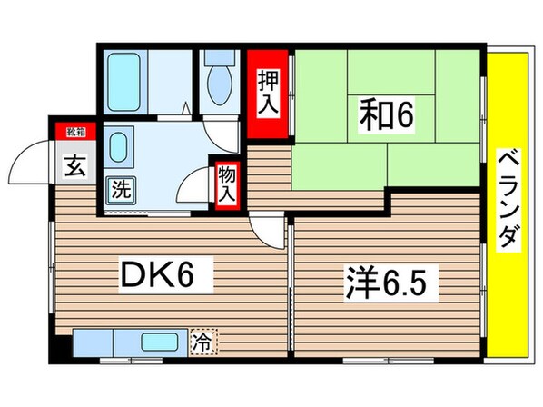 セゾン ドゥーの物件間取画像